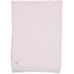 Merino Knitted Lightweight Baby Blanket - Petal - Scarlet Ribbon Merino
