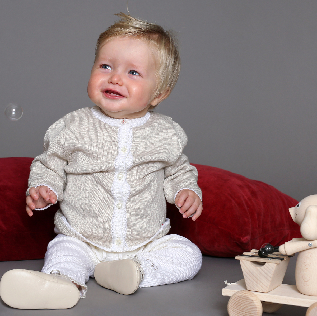 Merino wool baby cardigan online