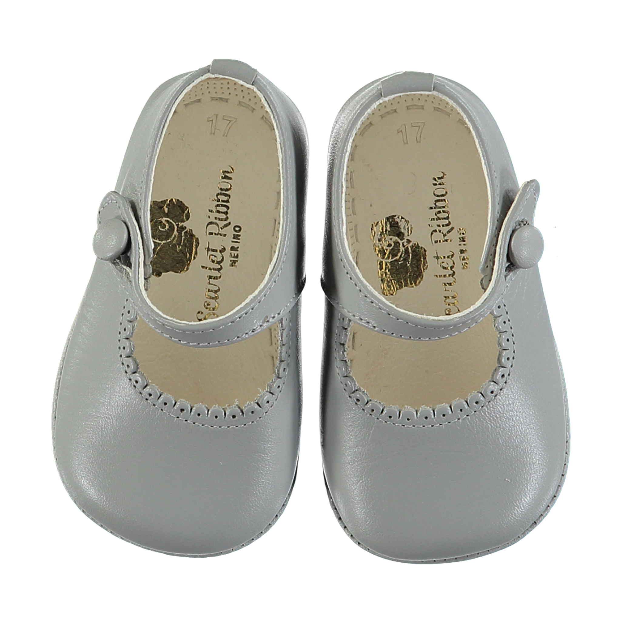 Soft Leather Baby Lucy Shoes Perla
